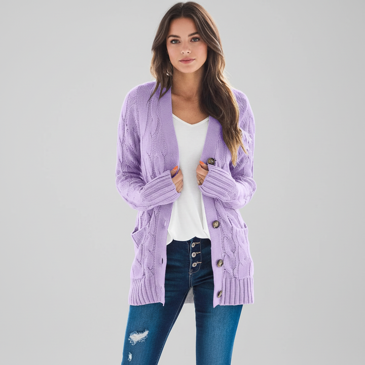 Klassisk strikcardigan - Clara