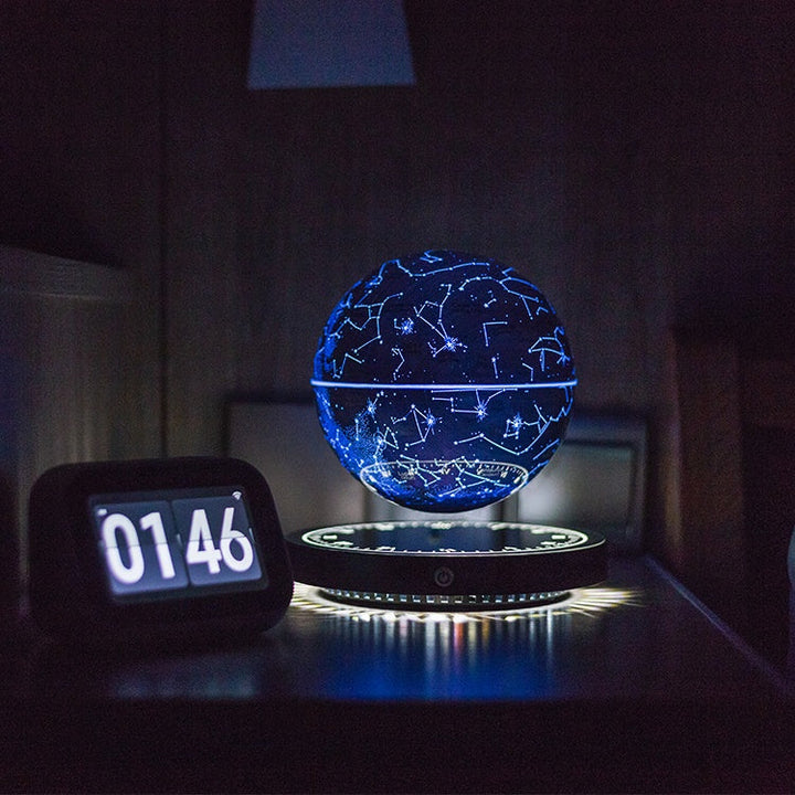 SkyOrbit | Lampe med svævende, roterende stjernebillede | Magnetisk levitation
