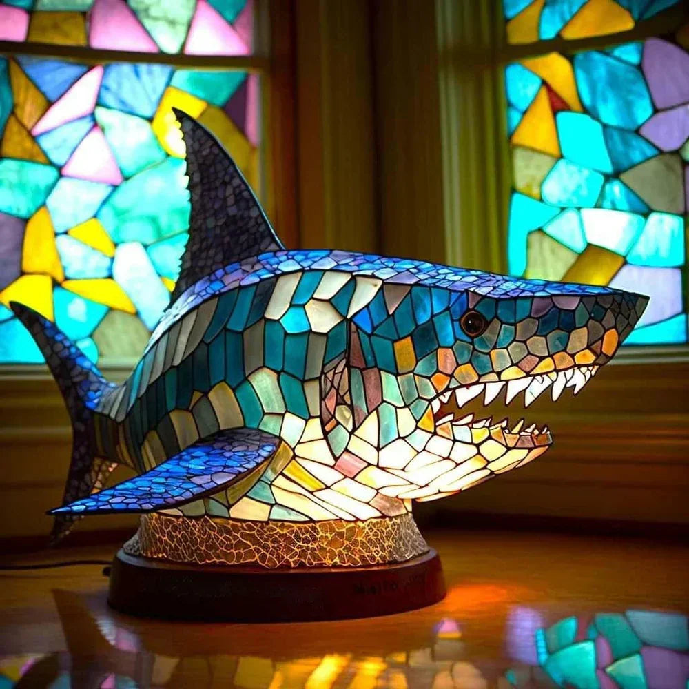 Kunstfærdig bordlampe - AnimalGlow