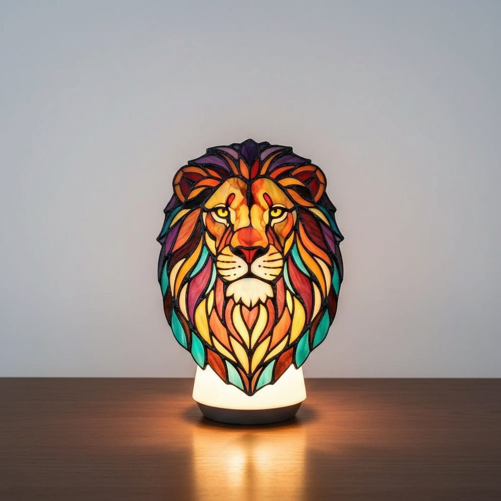 Kunstfærdig bordlampe - AnimalGlow