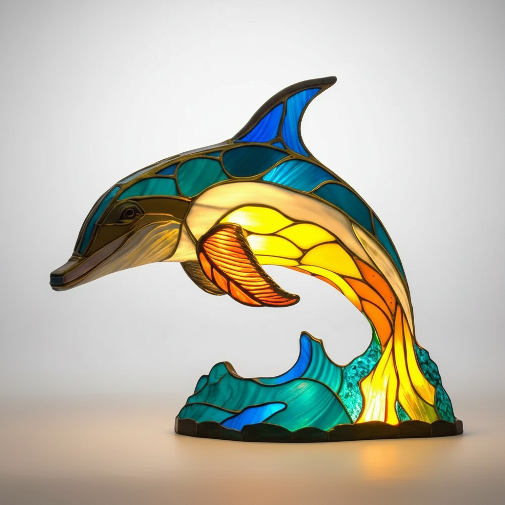 Kunstfærdig bordlampe - AnimalGlow