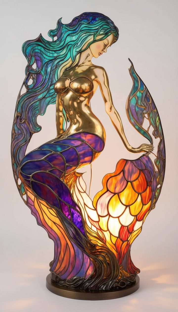 Kunstnerisk bordlampe - LightArt