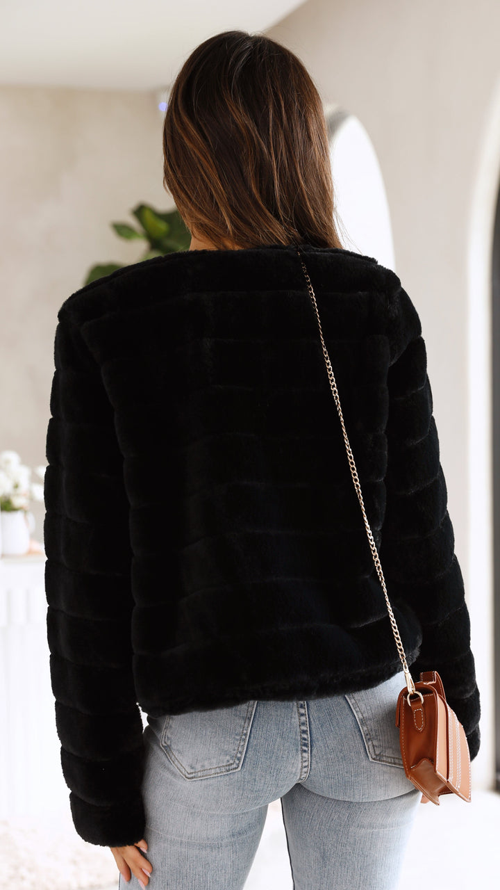 Luksuriøs cropped jakke til kvinder – Veloura