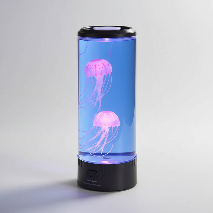 Cylindrisk LED-vandmandslampe - Jellyglow