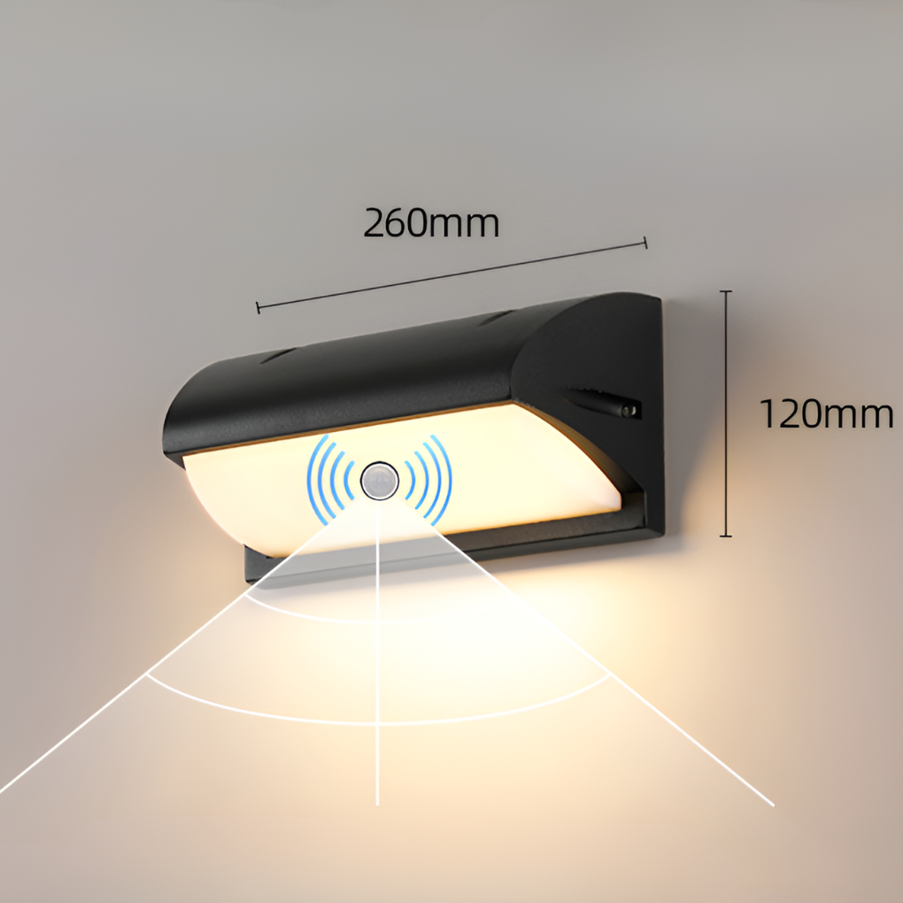 LED Udendørs Væg Lampe med bevægelsessensor