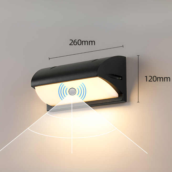 LED Udendørs Væg Lampe med bevægelsessensor
