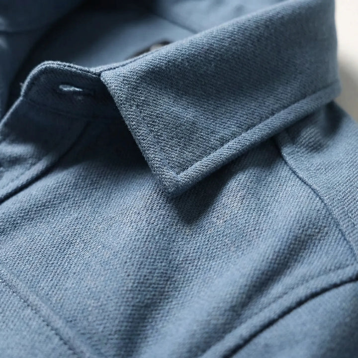 Overshirt med lange ærmer og brystlommer - Pablo