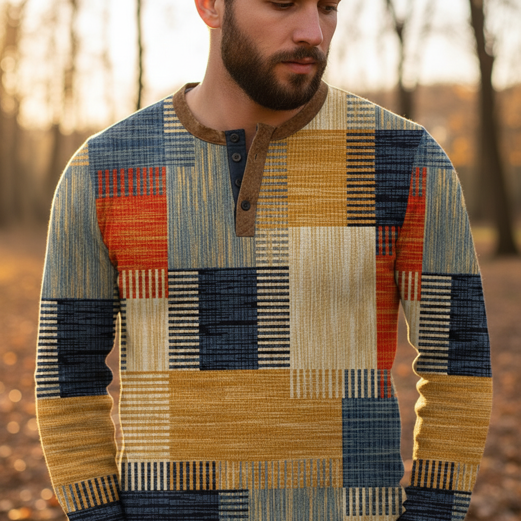 Langærmet herresweater – Sven