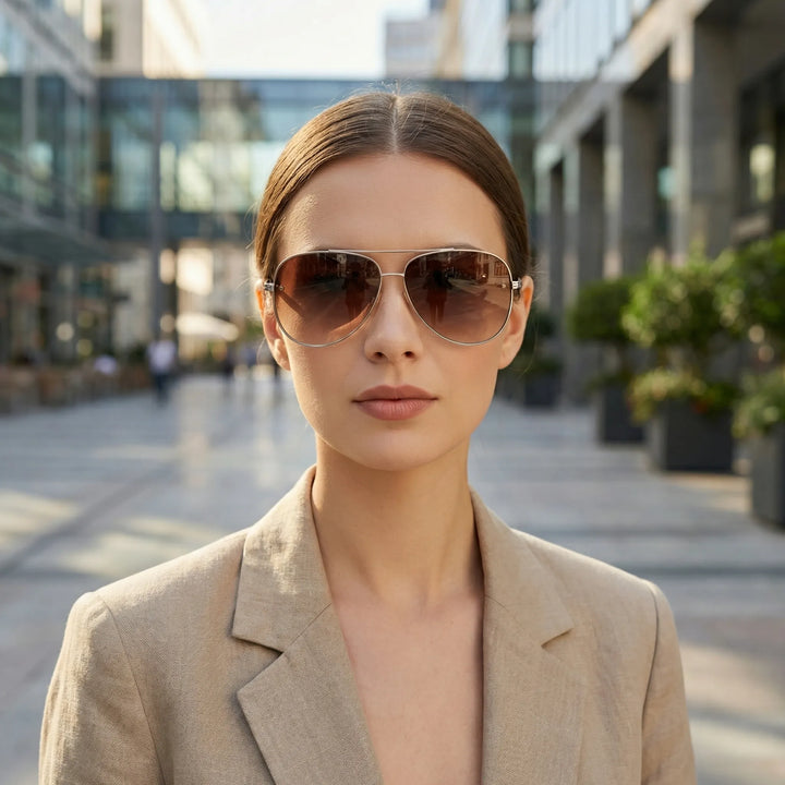 Lette aviator-solbriller - Marleen
