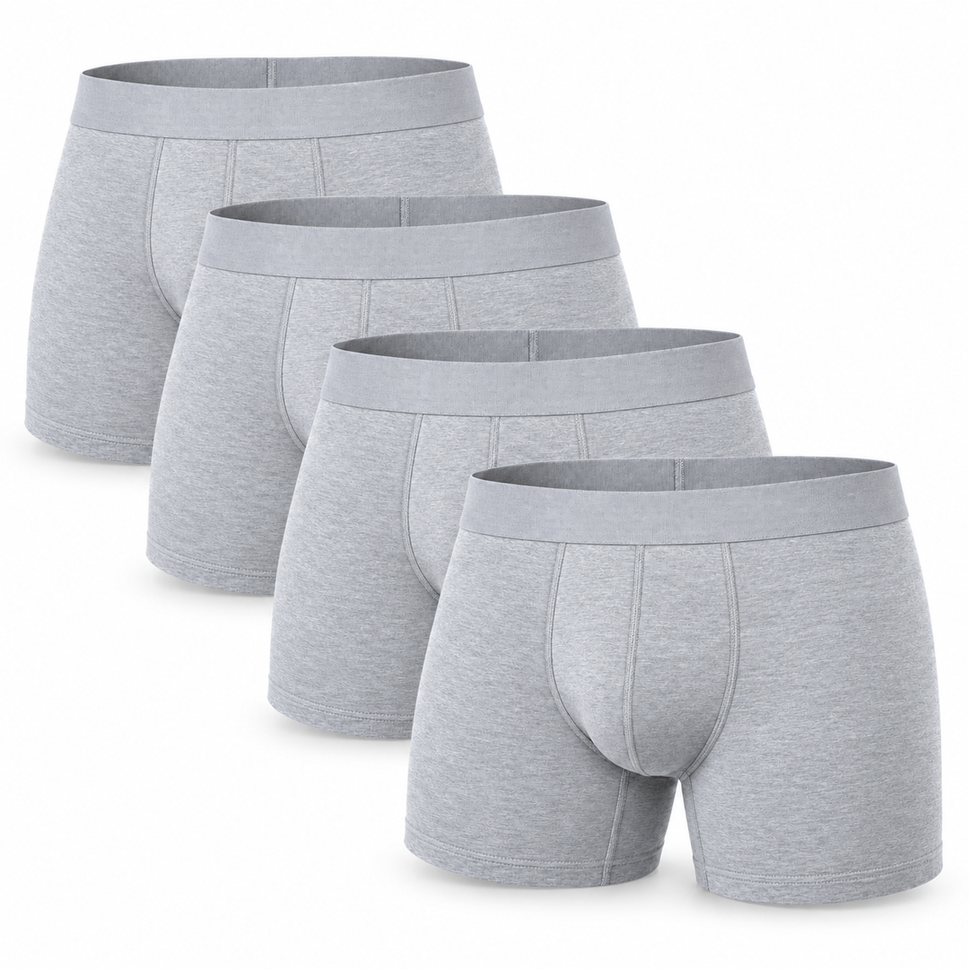 Bløde modal-boxerbriefs, længere ben, underbukser der ikke kryber op