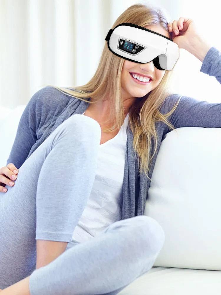 6D øjenmassageapparat | Smart airbag-vibration øjenpleje