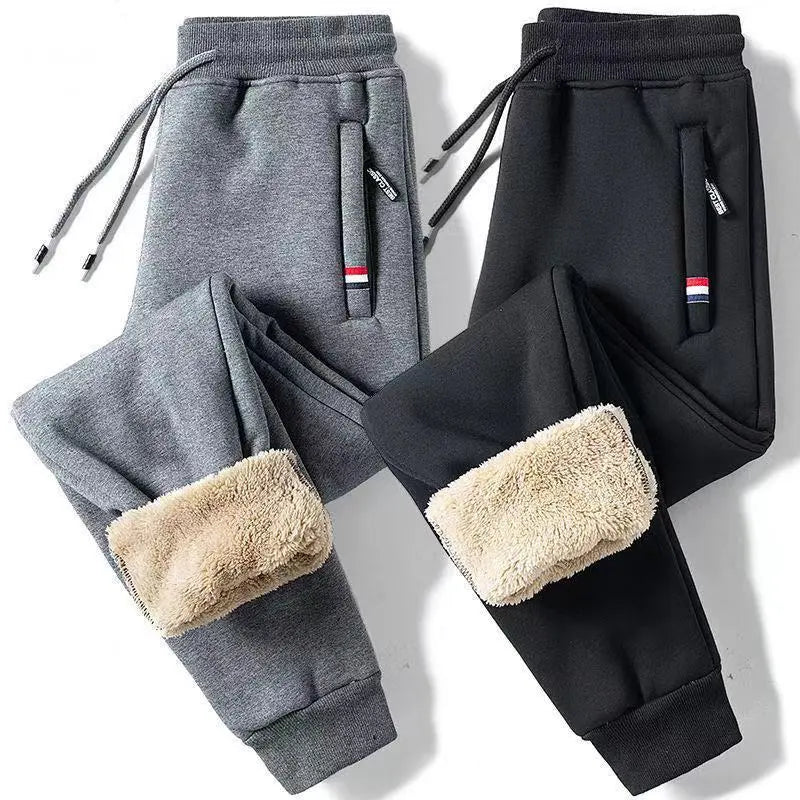 Vinterjoggingbukser | Lige fleecebukser