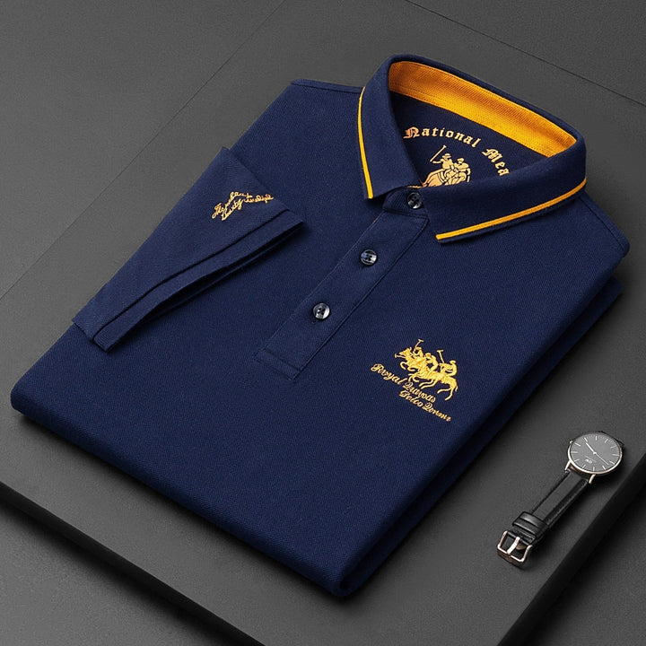 Trendy broderet polo - Henry