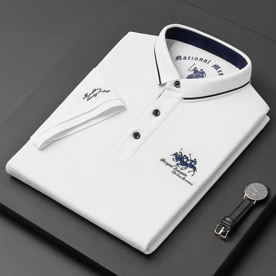 Trendy broderet polo - Henry