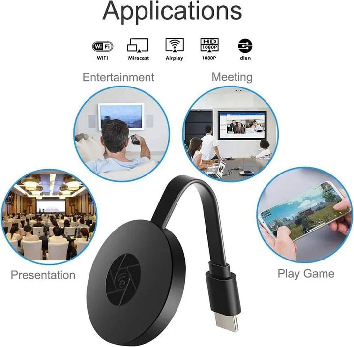 Miracast | Trådløs HD mirror-adapter | AirPlay & DLNA | CastView Pro