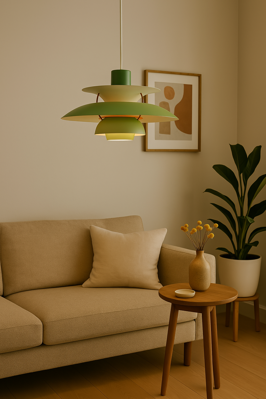 Moderne rund LED-loftlampe – dæmpbar & holdbar – stilfuld belysning til stue, spisestue & kontor