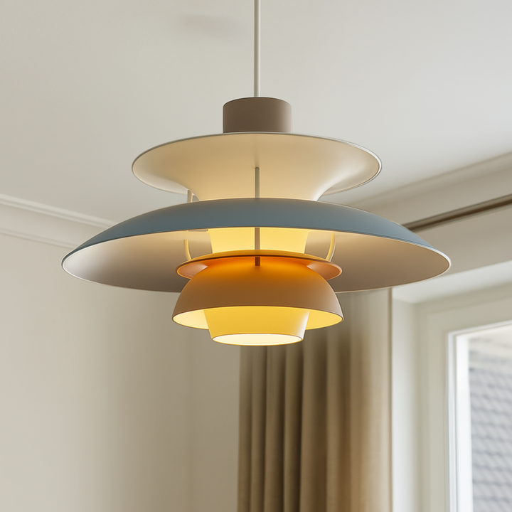 Moderne rund LED-loftlampe – dæmpbar & holdbar – stilfuld belysning til stue, spisestue & kontor