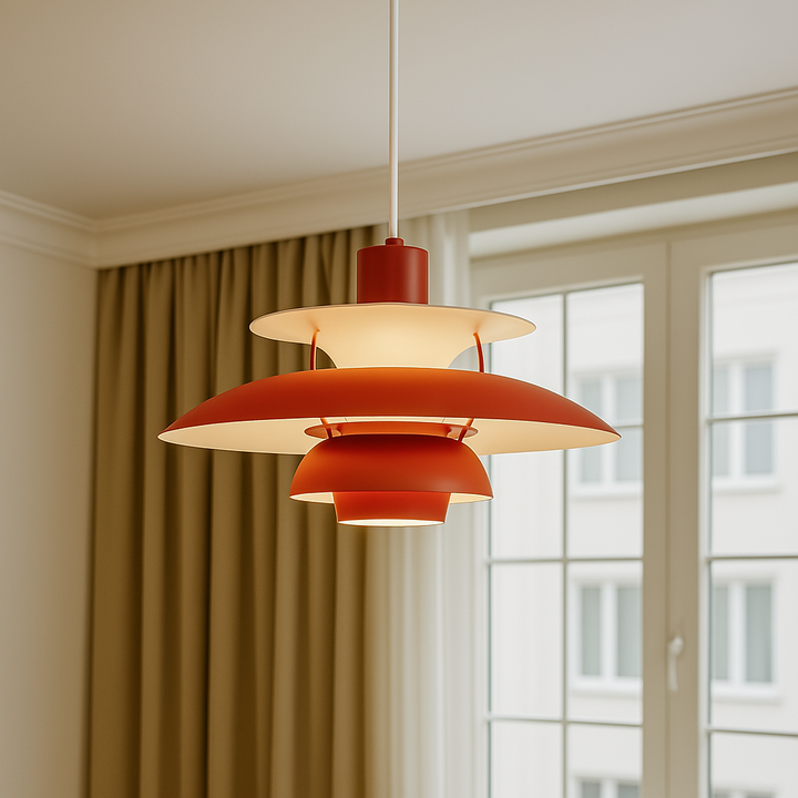 Moderne rund LED-loftlampe – dæmpbar & holdbar – stilfuld belysning til stue, spisestue & kontor