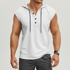 Ærmeløs henley-tanktop med hætte - AeroVibe