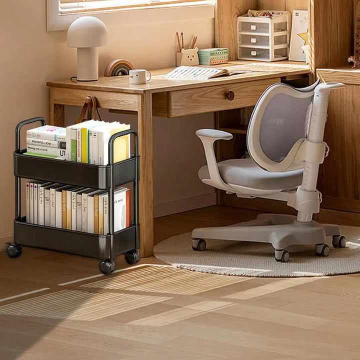BookRacer – Mobil bogvogn med 2 hylder