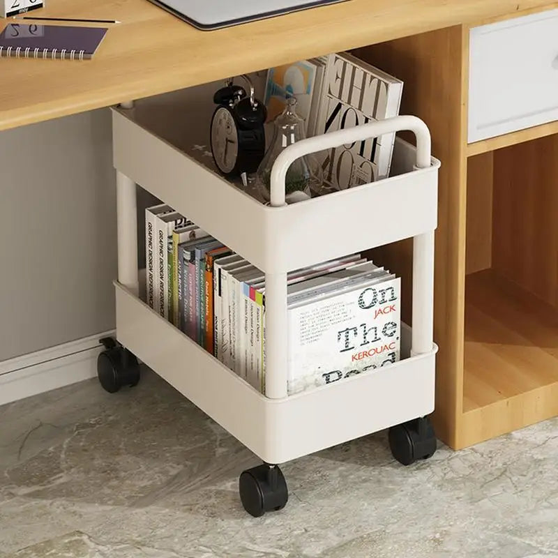 BookRacer – Mobil bogvogn med 2 hylder