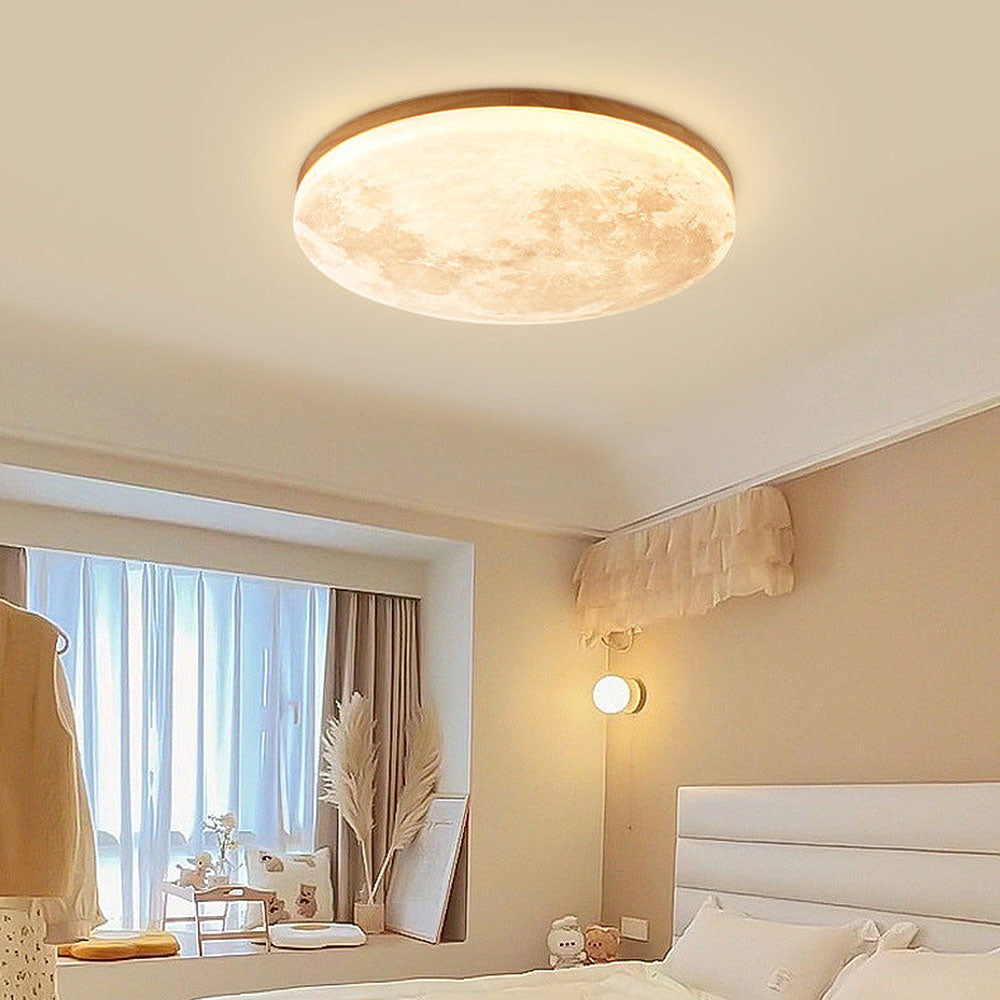 LunarGlow loftlampe – Afslappende måneskin til ethvert interiør