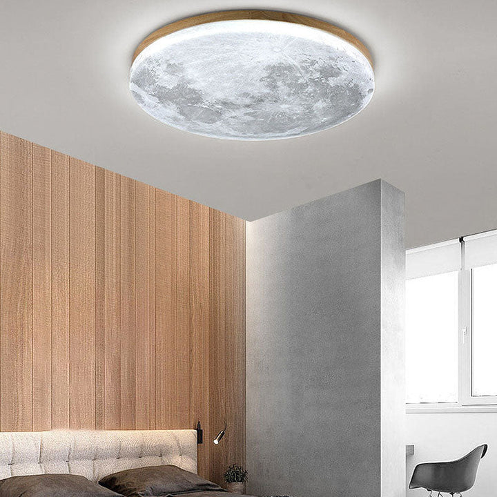 LunarGlow loftlampe – Afslappende måneskin til ethvert interiør