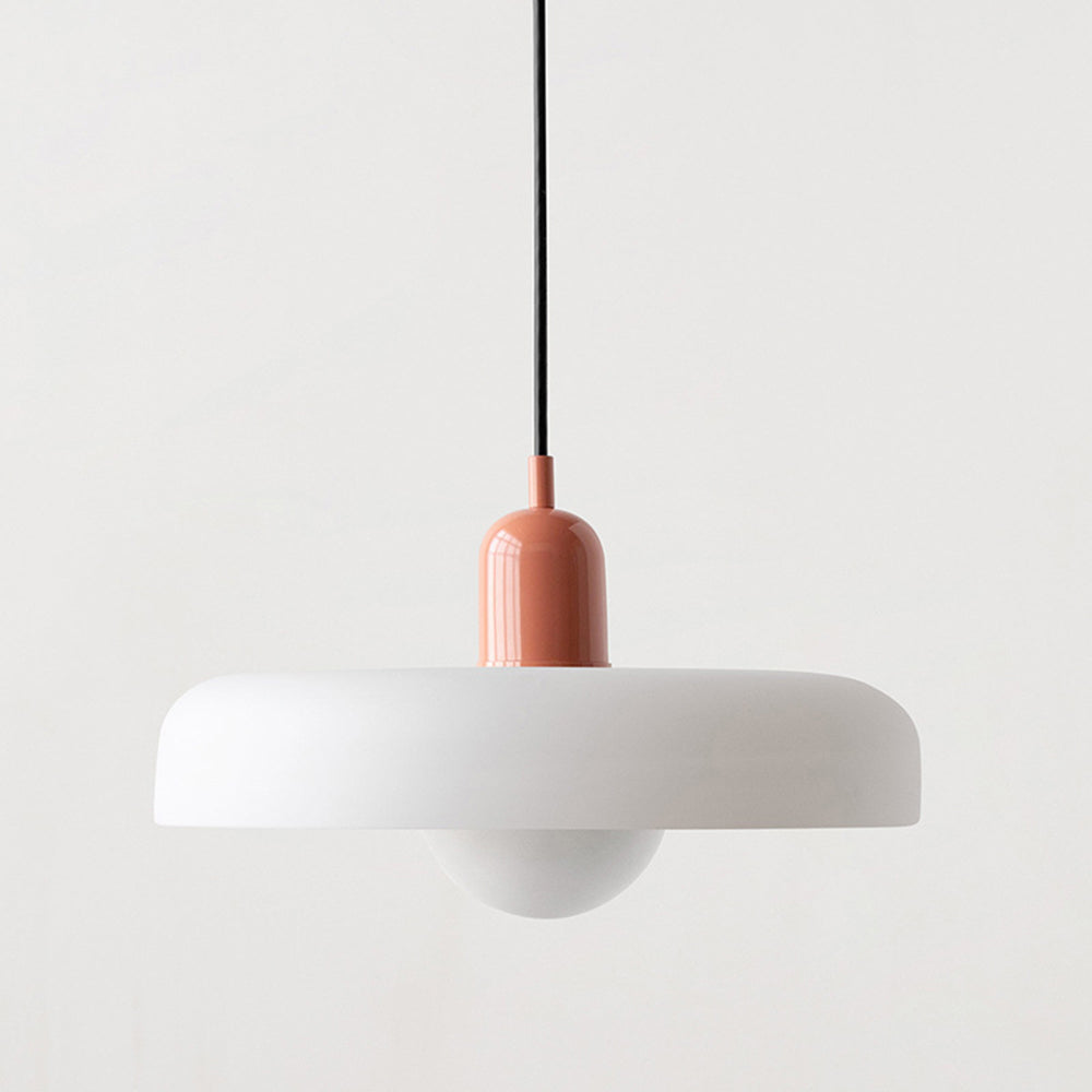 Farverig pendellampe i Bauhaus-stil - StiloGlas