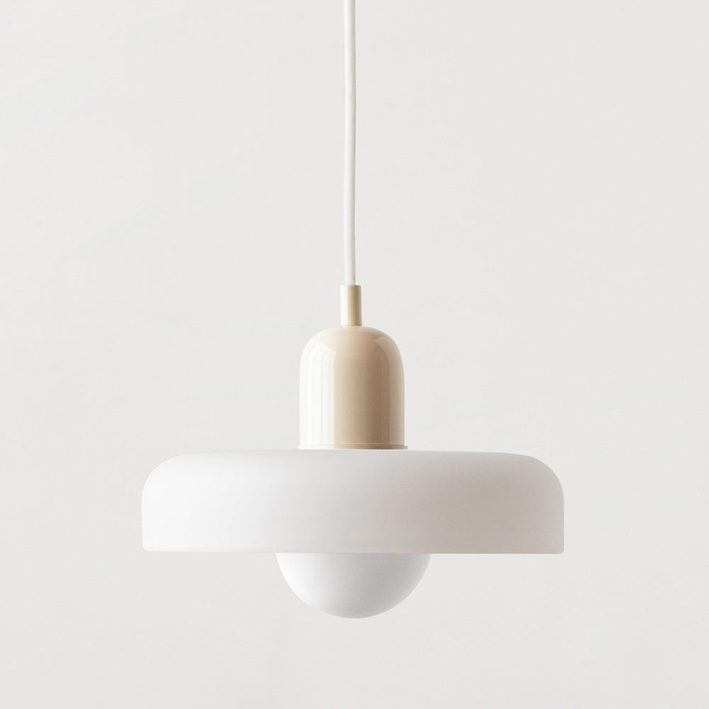 Farverig pendellampe i Bauhaus-stil - StiloGlas