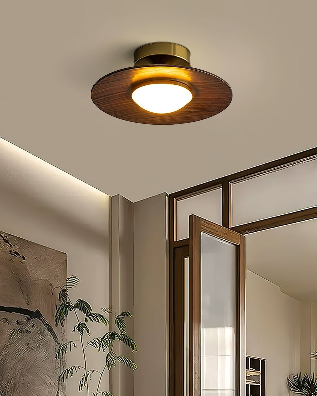Moderne LED-loftlampe – kompakt plafonddesign