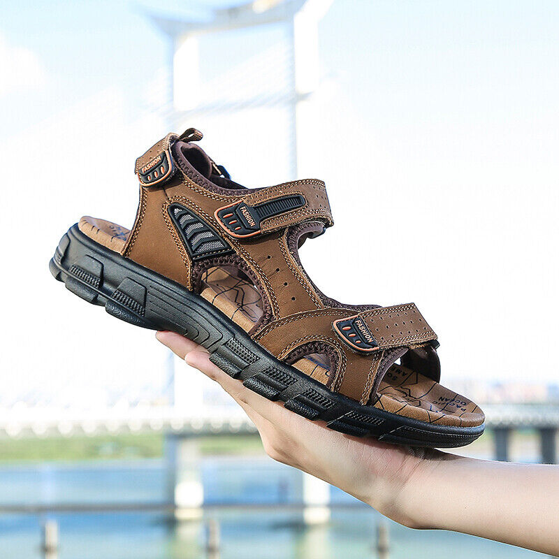 Sandal med åben tå og burrelukninger - Jeffrey