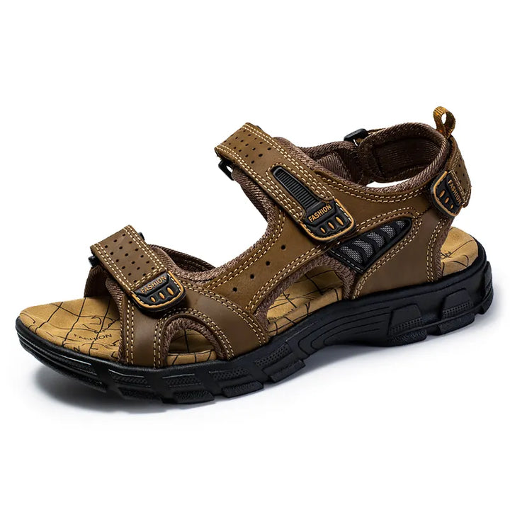 Sandal med åben tå og burrelukninger - Jeffrey
