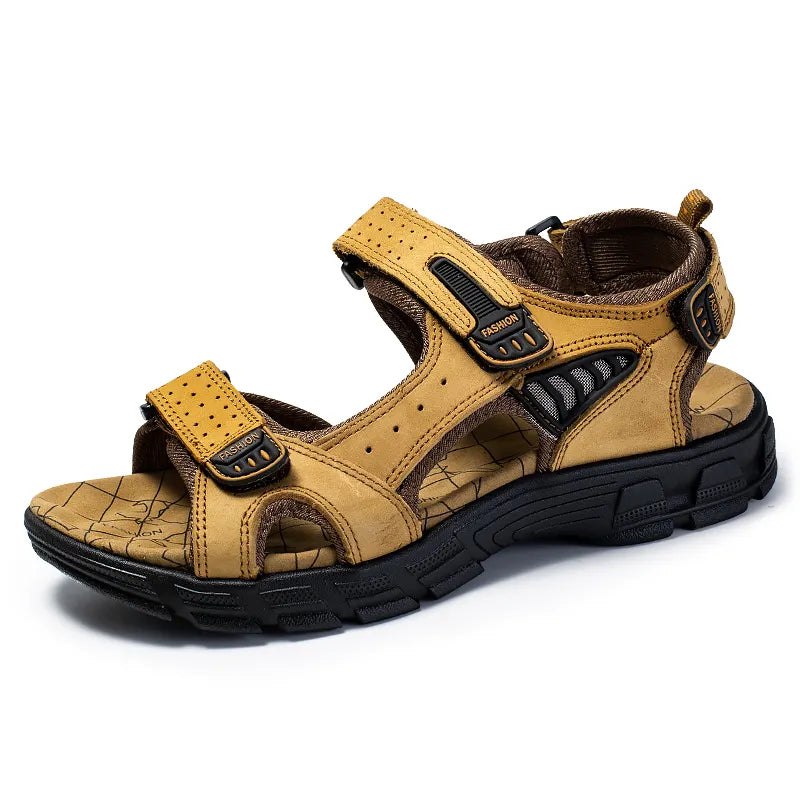 Sandal med åben tå og burrelukninger - Jeffrey