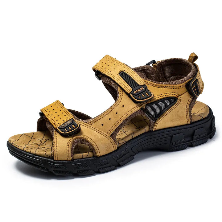 Sandal med åben tå og burrelukninger - Jeffrey