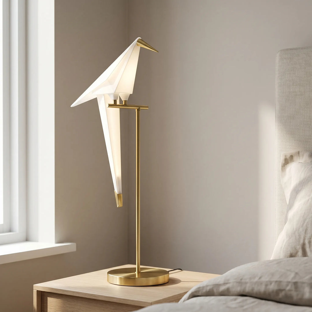 Origami-fugl bordlampe – Avilume