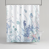 Badeforhæng i polyester med havmotiv - OceanMuse