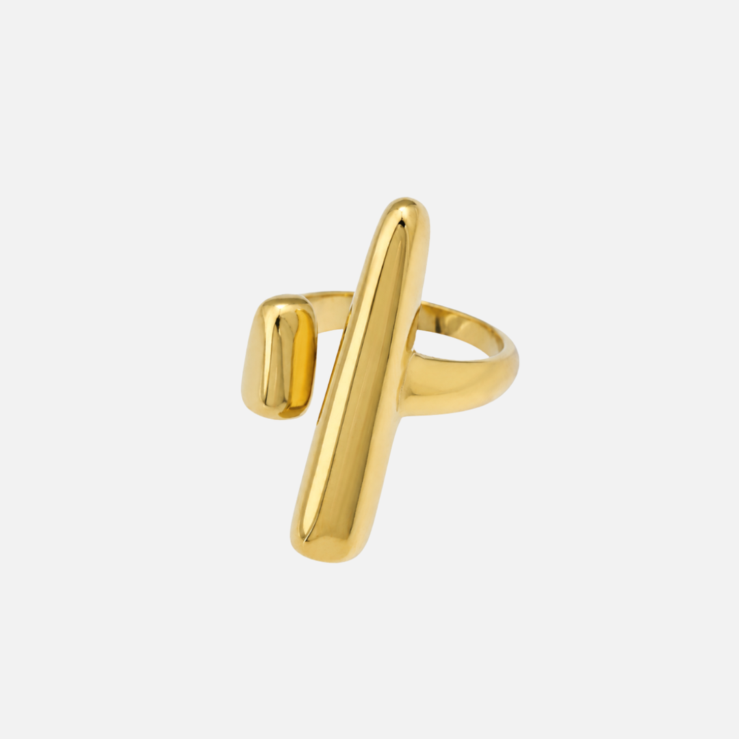 Axis – justerbar skulpturel guldring