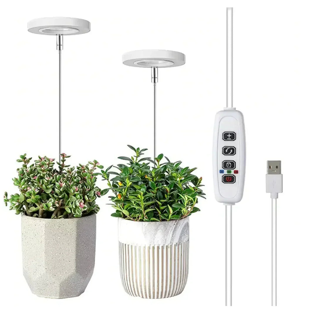 Fuldspektret LED-plantelampe med timer og dæmpefunktion