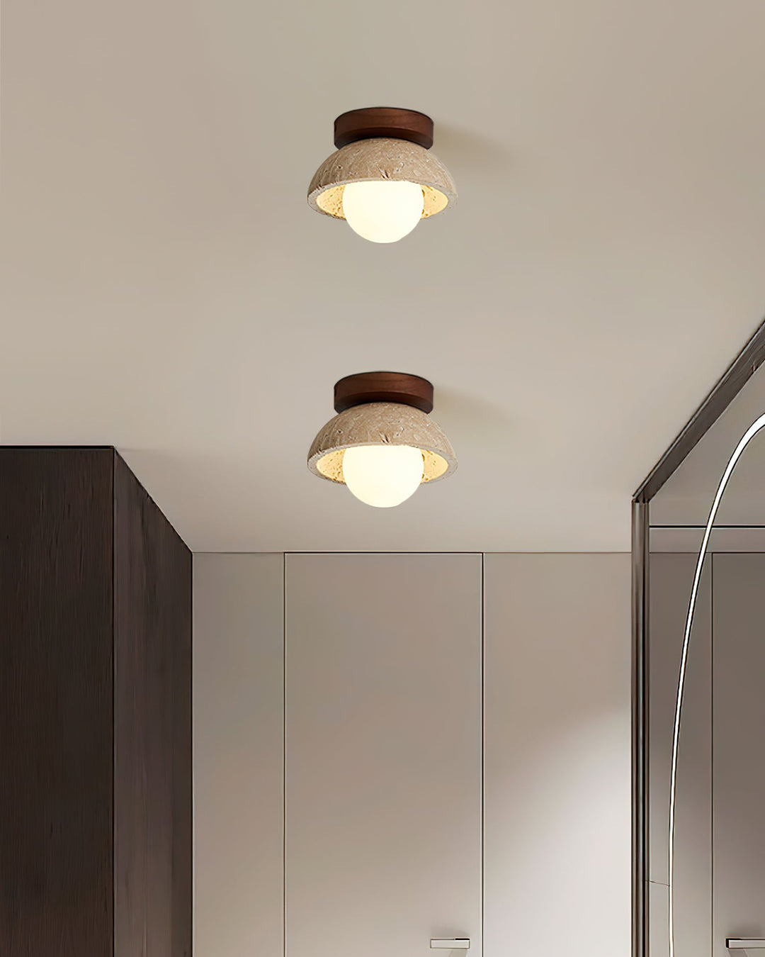 Kompakte loftlamper til moderne hjem