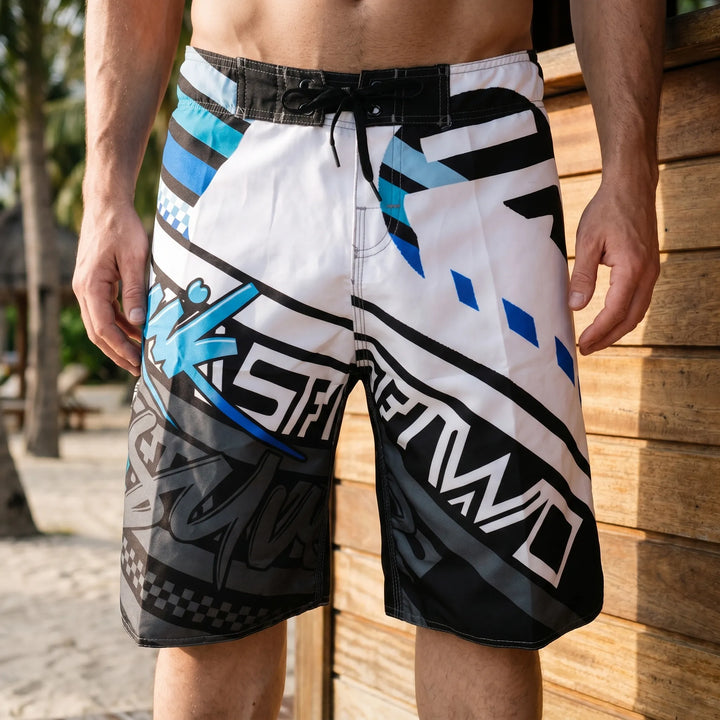 Badeshorts med print - Vintala
