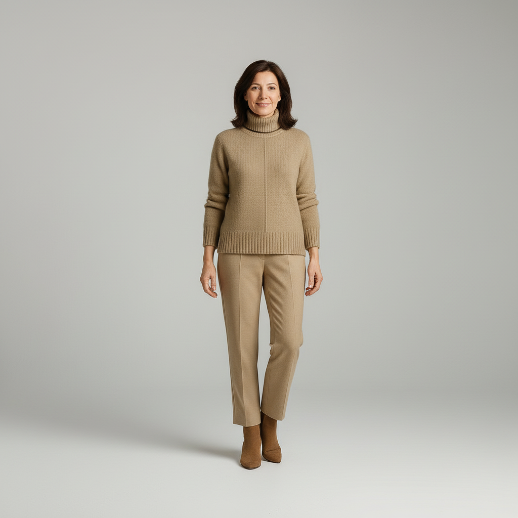 Sweater med høj hals – Alina