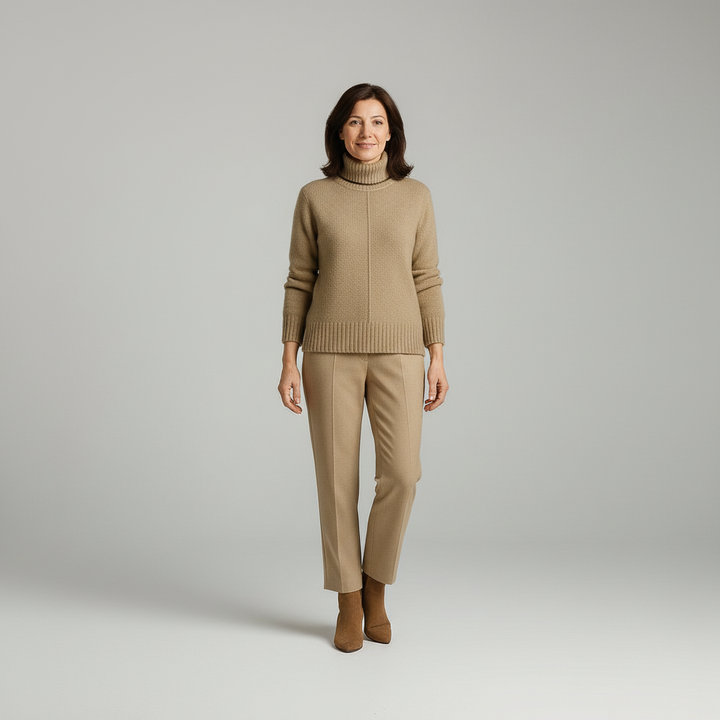 Sweater med høj hals – Alina