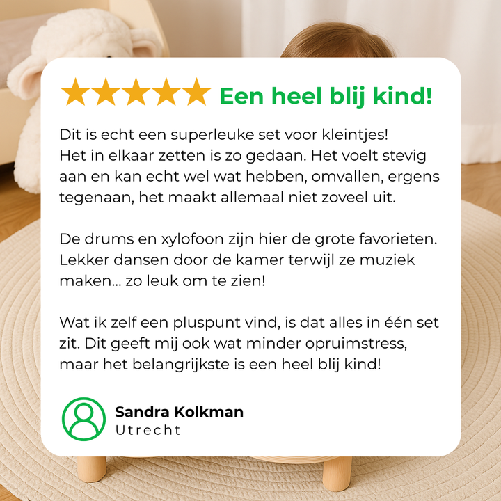 Montessori-musikbord i træ – alt-i-et musikinstrumentsæt til børn