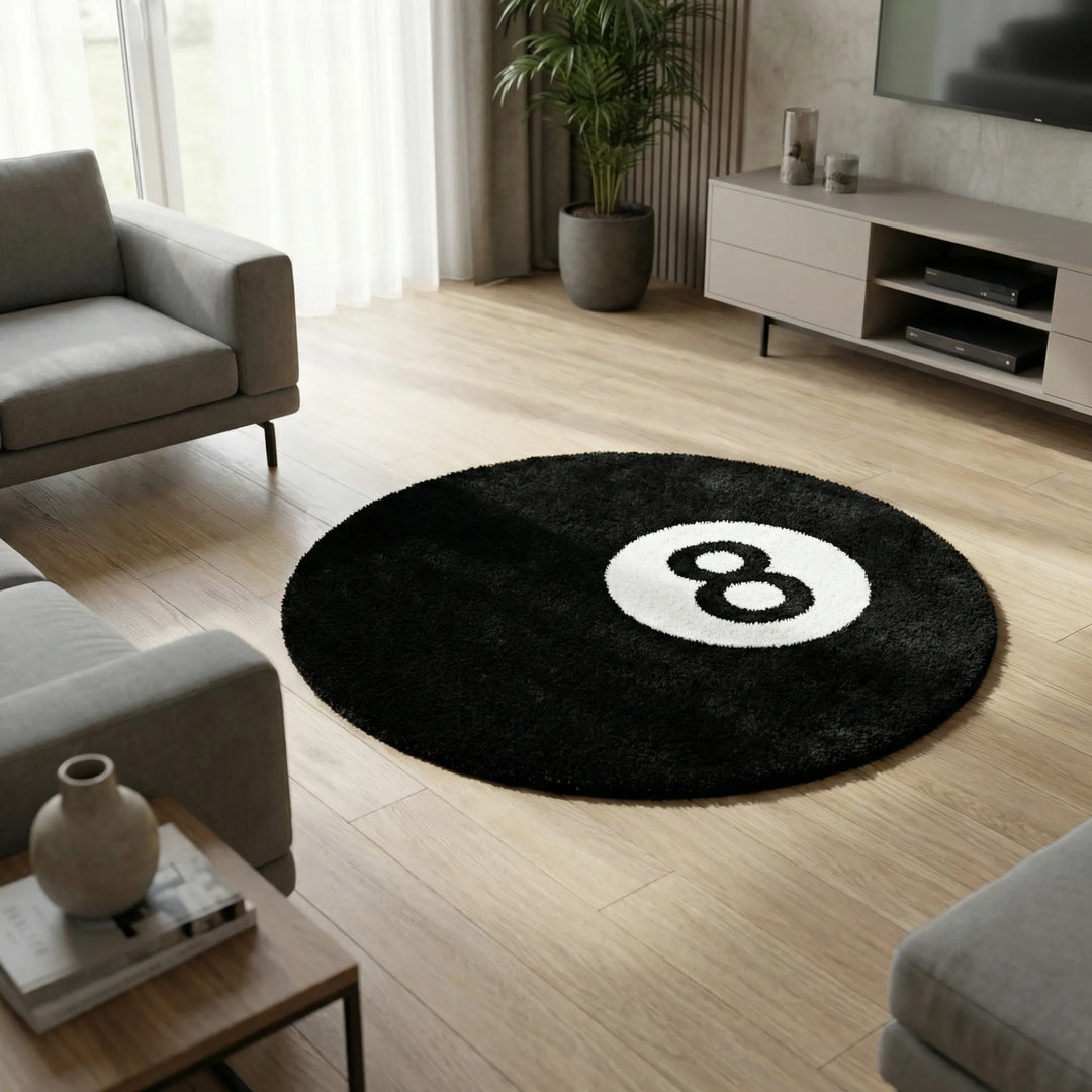 Rundt tæppe med motiv – Ballora