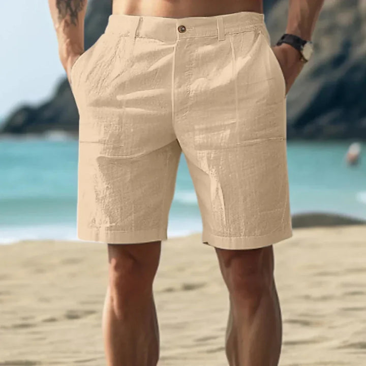 Casual linnedshorts til mænd