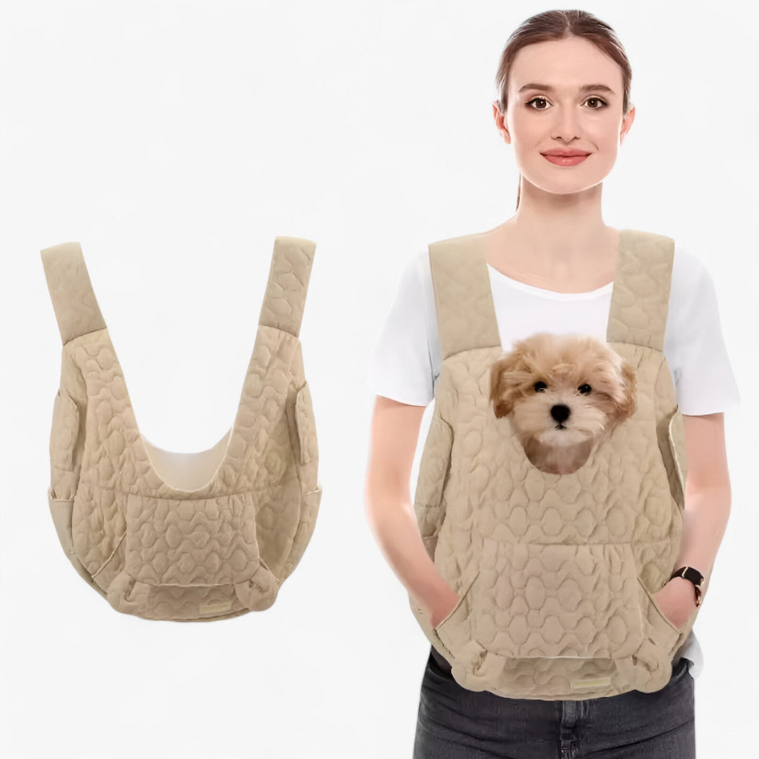 Pawrello dyretaske op til 10 kg | Vandtæt & komfortabel | Til katte & små hunde | Med ergonomiske skulderstropper