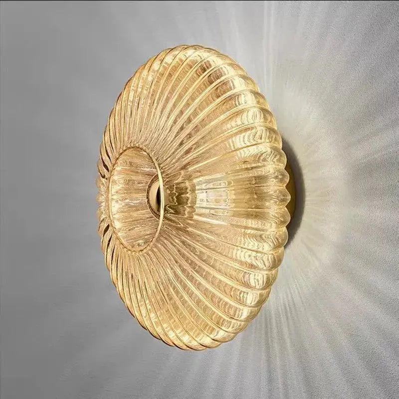 OpaliVé nordisk vægglampe i glas | Kreativ belysning til lofter og vægge i moderne interiør