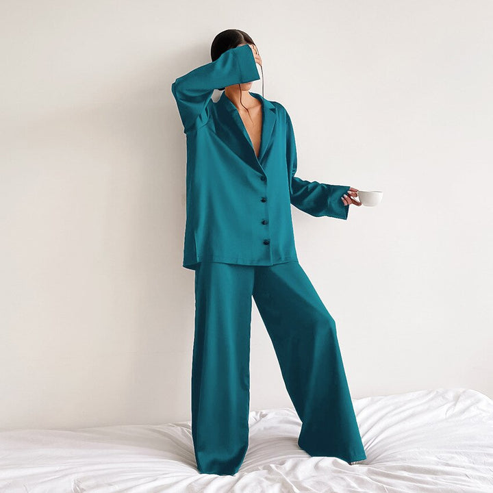 Satin-pyjamassæt til damer – Isabella