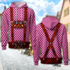 3D-traditionshoodie med ølkrus-print – ProstZeit Oktoberfest 2026