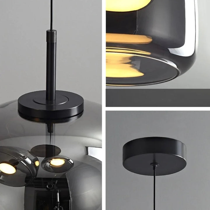 Astrid - Moderne nordisk pendel i glas